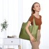 Large waterproof oxford cloth tote shopping bag