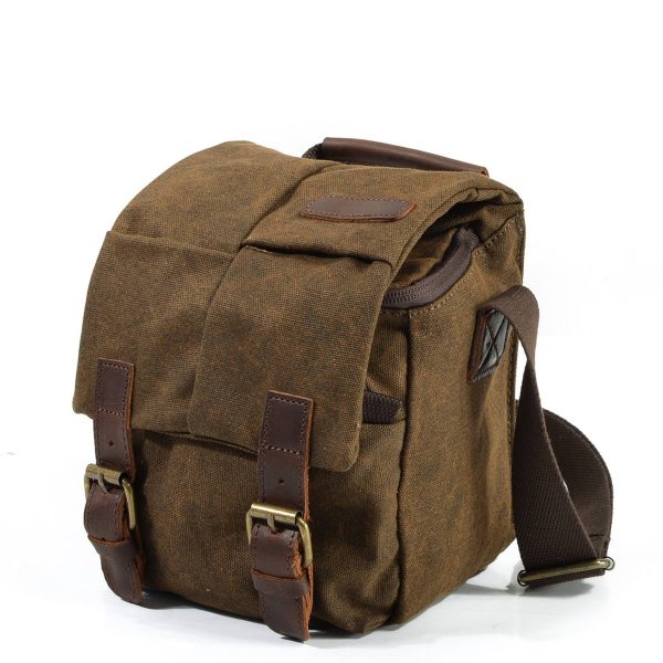 Vintage Canvase Camera Shoulder Messenger Sling Bag