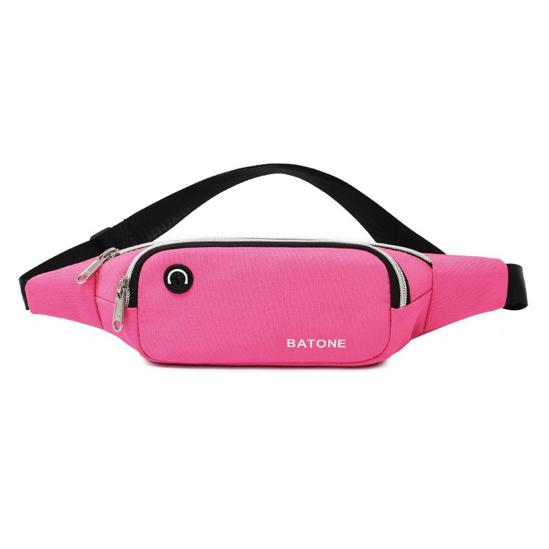 Oxford Sports Fanny Pack Belt Bag With Earphone Port