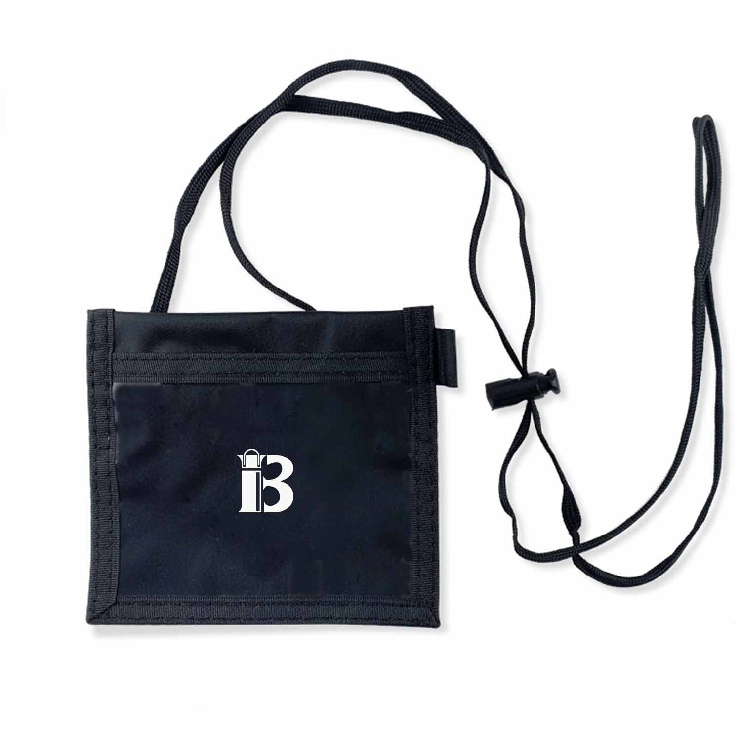 Halterneck transparent document storage bag