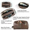 Genuine Leather Front Combination lock Pocket Wallets