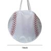 Oxford baseball shaped tote bag