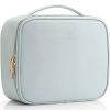 Pu Leather Storage Adjustable Dividers Brushes Cosmetic bag