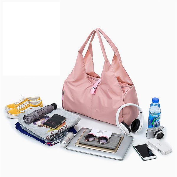 Gym Tote Bag with Shoe Compartment