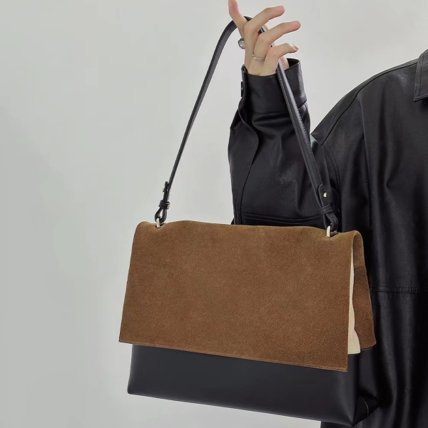 Waterproof Vintage Genuine Leather Messenger Tote Bag