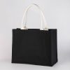 Canvas Sold Color Tote Bag