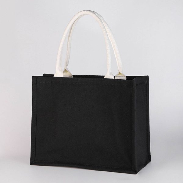 Canvas Sold Color Tote Bag