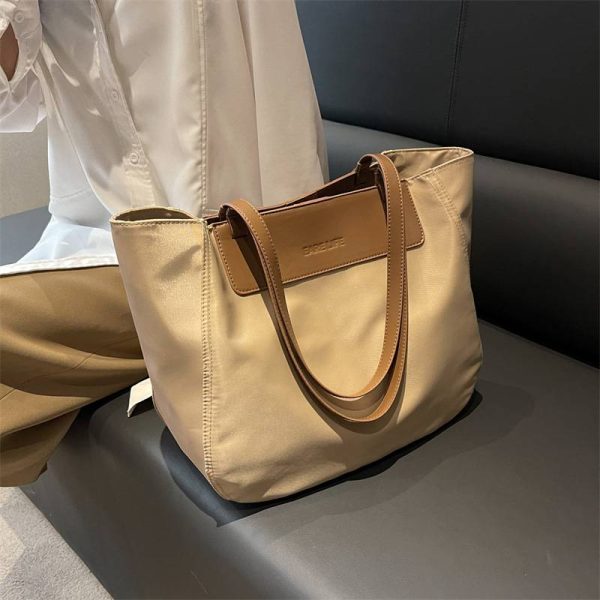 Nylon Canvas Tote Handbag For Women
