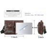 Genuine Leather Waterproof Messenger Multiple Cross-body bag