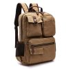 School Vintage Canvas Laptop Backpack