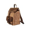 Vintage Waterproof Backpack Daypack Made of Canvas Leather