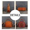 Genuine Leather Vintage women's shoulder tote bag