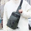 Mens Fashionable Nylon Crossbody Sling Bag