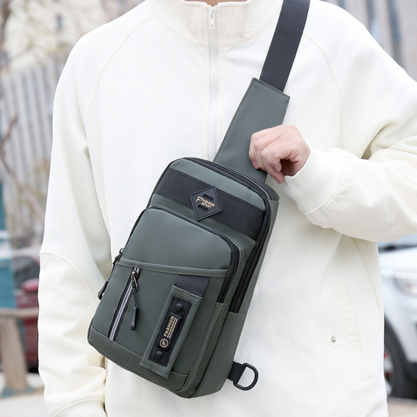 Mens Fashionable Nylon Crossbody Sling Bag