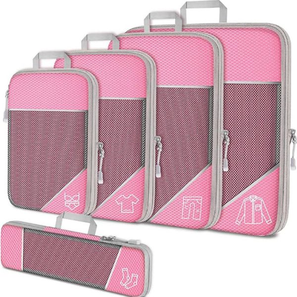 5 PCS Luggage Organizer Bag Packing Cubes