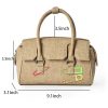 Chic Denim Top Handle Handbag for Women