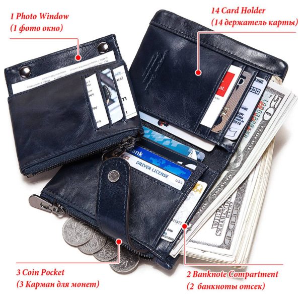 RFID Wallet Anti-Theft Purse