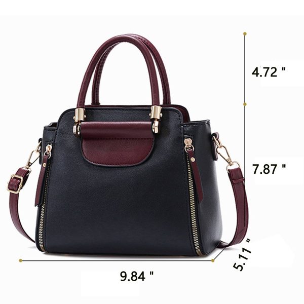 Large Capacity PU Leather Portable Shoulder Crossbody Bag