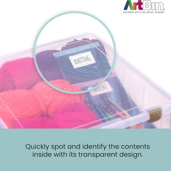 Large Art Supply Organizer Bulky Item Storage Container