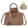 Jute Vintage hand-woven cross-body bag handbag
