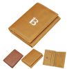 Small RFID Card Wallet Slim PU Leather Business