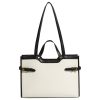 Stylish PU Business Work Tote Bag for Women