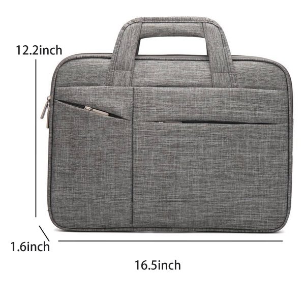 Canvas Laptop Bag 15.6 Inch Briefcase