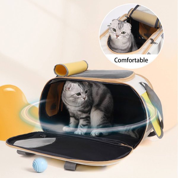 Canvas Large capacity cat outing pet bag