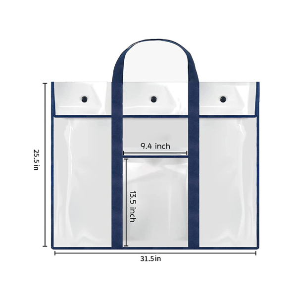 PVC Transparent Document Storage Bag
