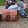 Genuine Leather Laptop bag best computer satchel Briefcase