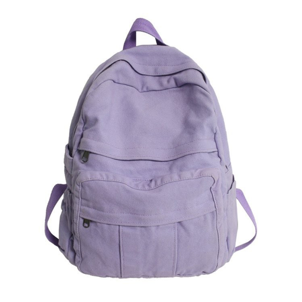 Vintage Travel Canvas Backpack for Women