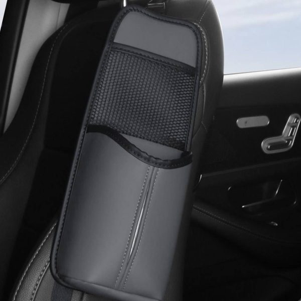 PU Leather Car Side Hanging Tissue Bag