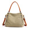 Large Capacity Simple Canvas Crossbody Bag