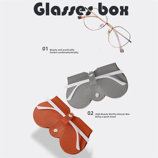 Soft PU Leather Sunglasses Bag
