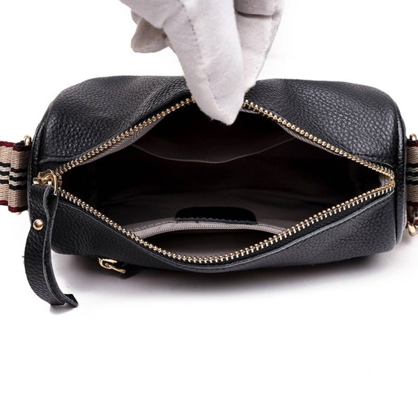 Genuine Leather Saddle Shoulder Bag