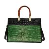 PU Leather Leopard Tote Crossbody Bag