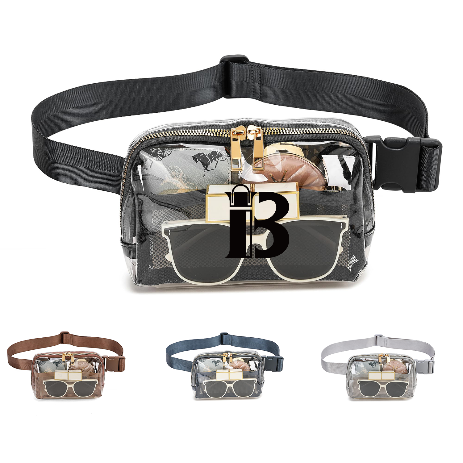 Clear Crossbody Waist Bag for Sports