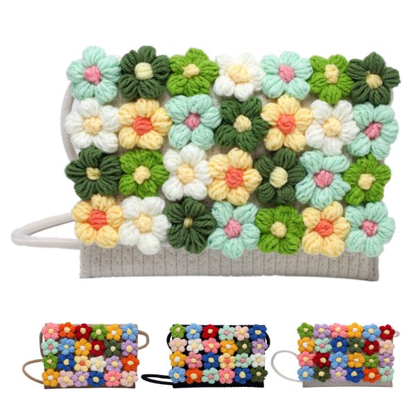 Daisy Handwoven Crossbody Handbag