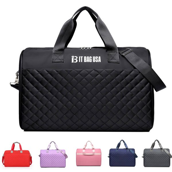 Oxford Duffel Bag with Wet Pocket for Women
