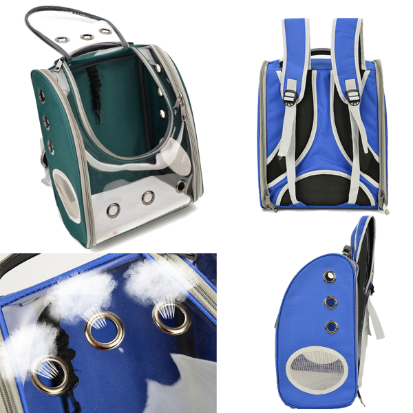 PVC Transparent Pet Space Backpack
