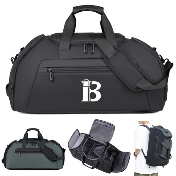 Lightweight Duffel Bag with Water Bottle Pocket