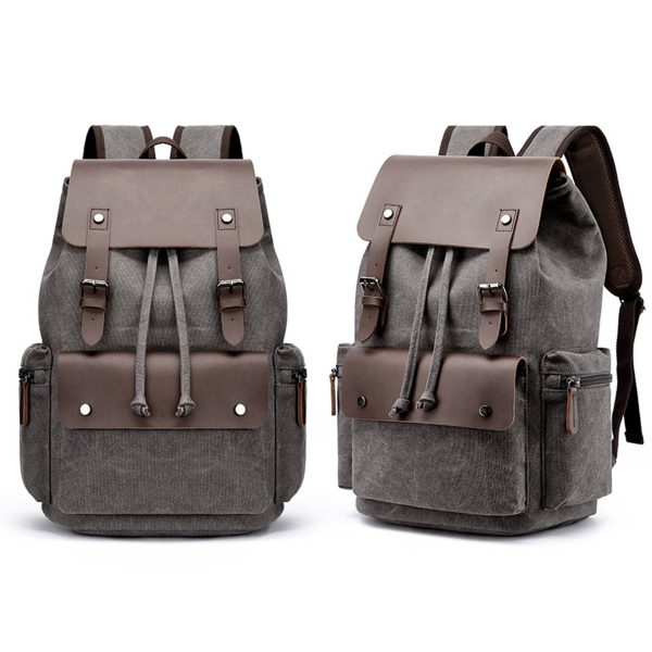Men‘s Canvas Vintage travel Laptop Backpack
