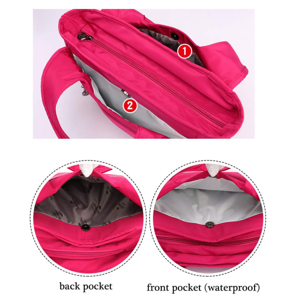 Nylon Lightweight Handbag for Women