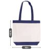 Cotton canvas tote shopping bag