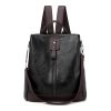 Retro soft leather PU anti-theft backpack
