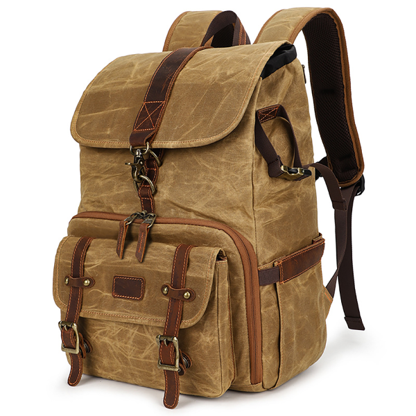 Canvas Waterproof Camera Backpack