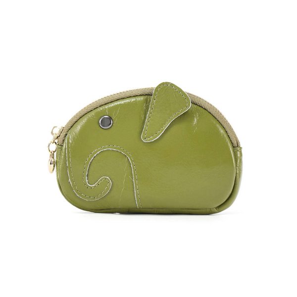 Dermis elephant coin wallet handbag