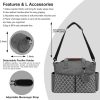 Polyester Large Capacity Diaper Tote Mommy Cross-body Bag