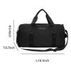 Nylon Travel Duffle Bag with Shoe Compartment & Wet Pocket