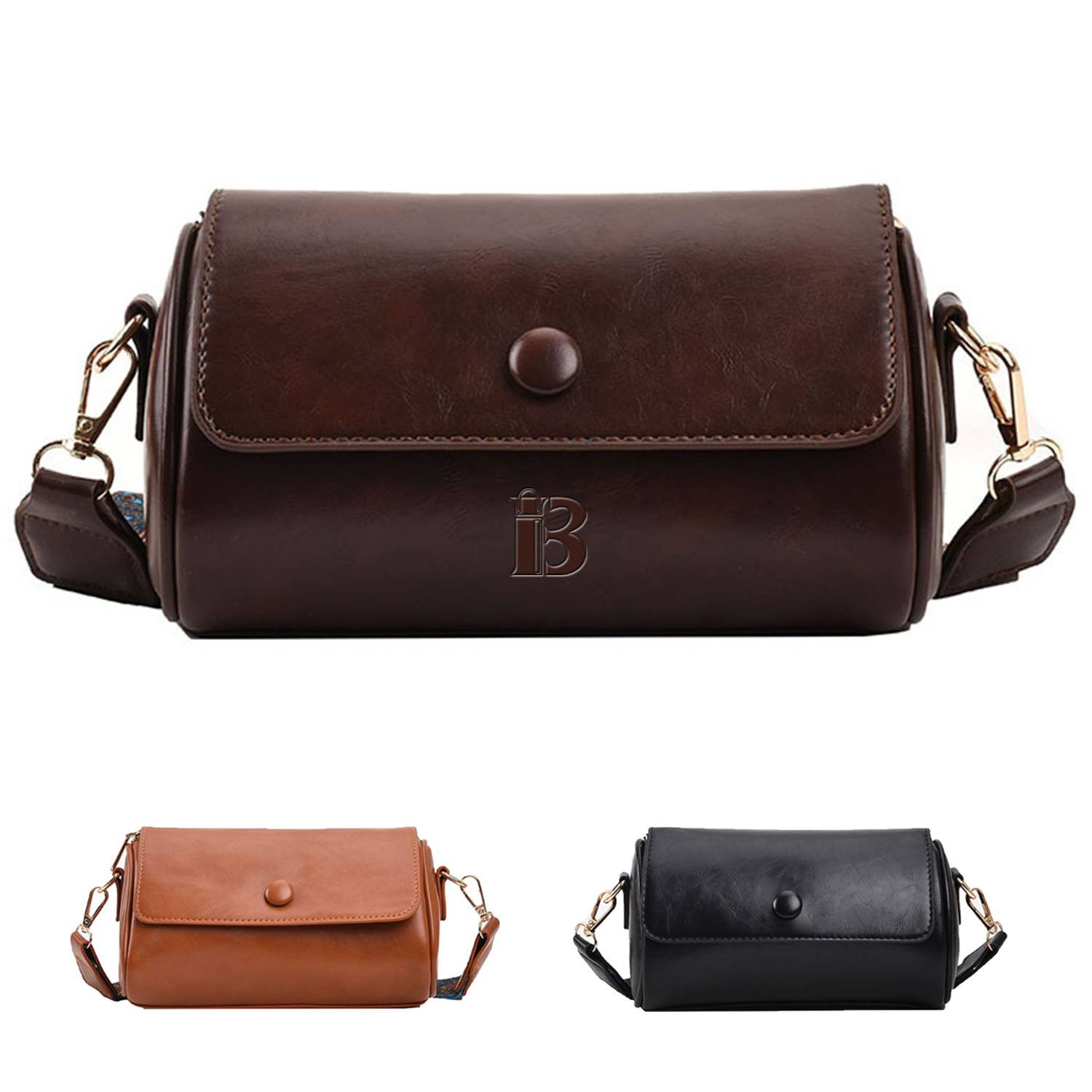 Retro small women's tote crossbody bag